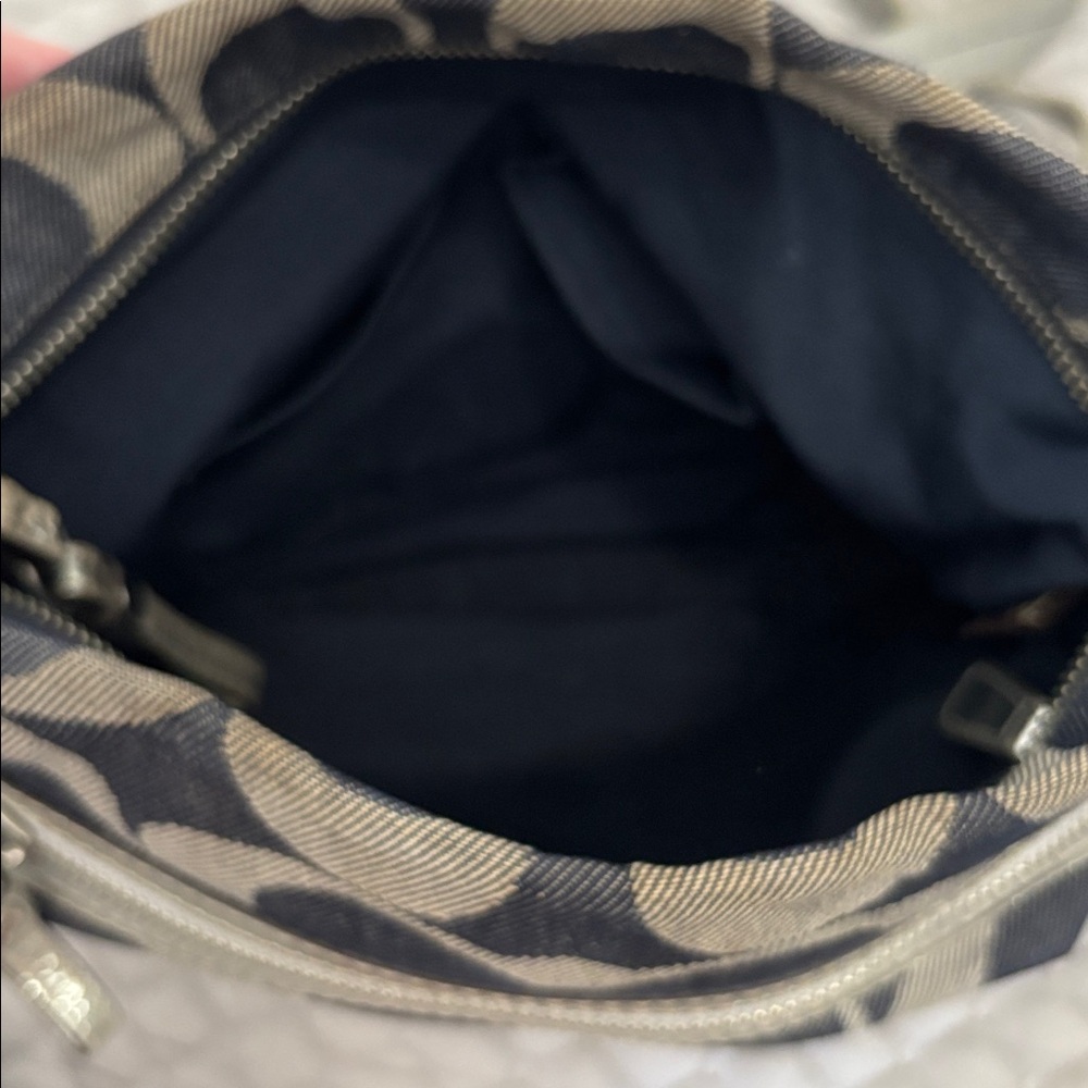 Coach Denim and Silver Crossbody Bag - Picture 3 of 3